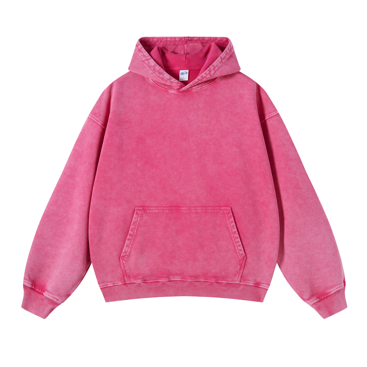 Men's Oversized Hooded Wax-Wash Sweatshirt