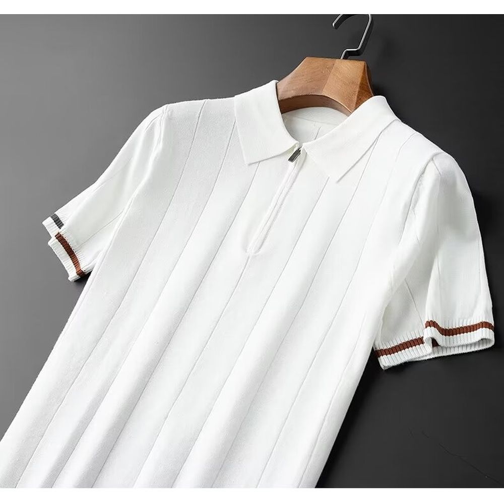 Lapel Short-sleeved Polo Shirt All Match T-shirt Top