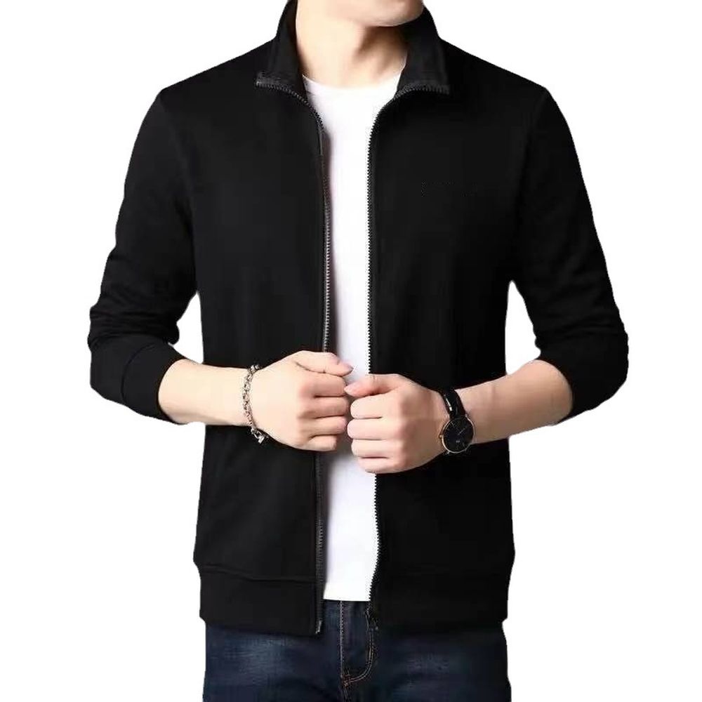 Men's Jacket Stand Collar Coat Sweatshirt Jacket